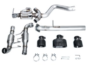 Toyota GR Corolla Performance Exhaust - AWE Tuning - Track Edition - Diamond Black - `23-`27